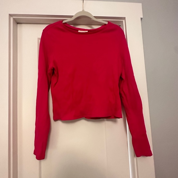 Vibrant Red Long Sleeve Top - Picture 1 of 1